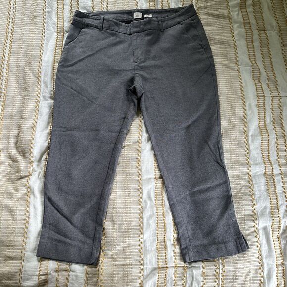 A New Day Women’s Plus Black/White Print Stretch Ankle Pants Size 16 - Picture 1 of 6